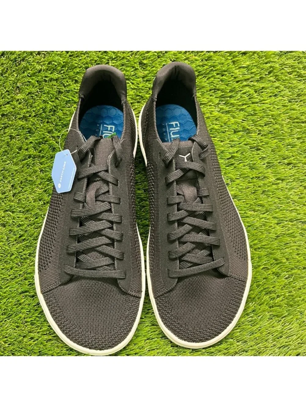 Flux Footwear Adapt Trainer Black Mens Size 11 Athletic Knit Shoes Sneakers